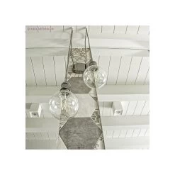 Swag Hook, White Ceiling Hook And Stop For Fabric Cable -Home-Lamps swag hook white ceiling hook and stop for fabric cable 4