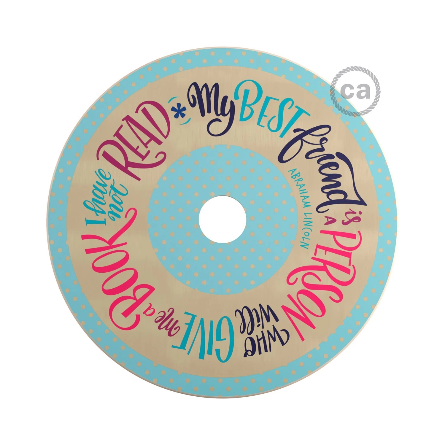 UFO Wooden Lampshade Illustrated By Pemberley Pond With Literary Quotes, 33 Cm Diameter 15 UFO Wooden Lampshade Illustrated By Pemberley Pond With Literary Quotes, 33 Cm Diameter - Image 13