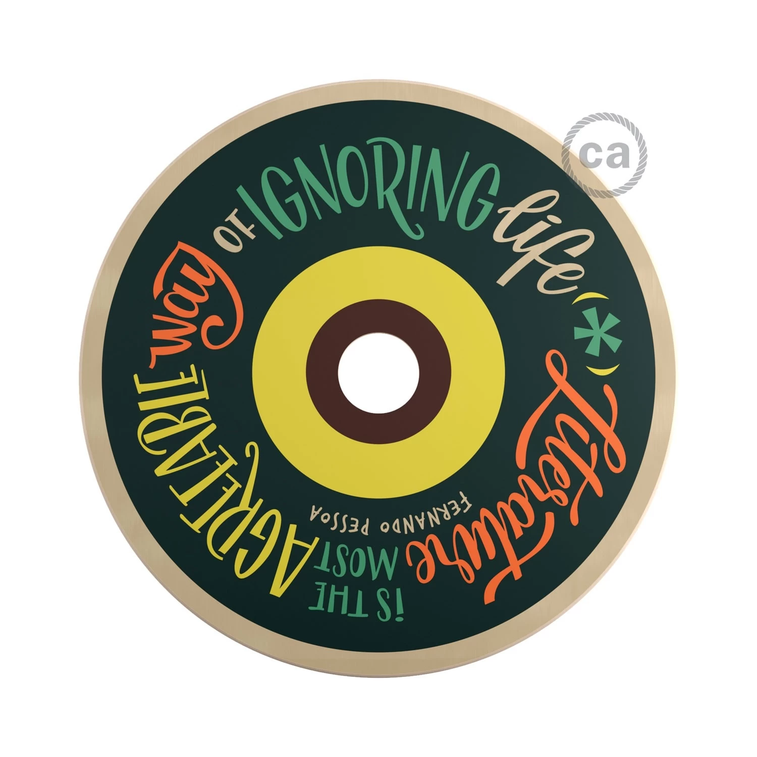 UFO Wooden Lampshade Illustrated By Pemberley Pond With Literary Quotes, 33 Cm Diameter 16 UFO Wooden Lampshade Illustrated By Pemberley Pond With Literary Quotes, 33 Cm Diameter - Image 14