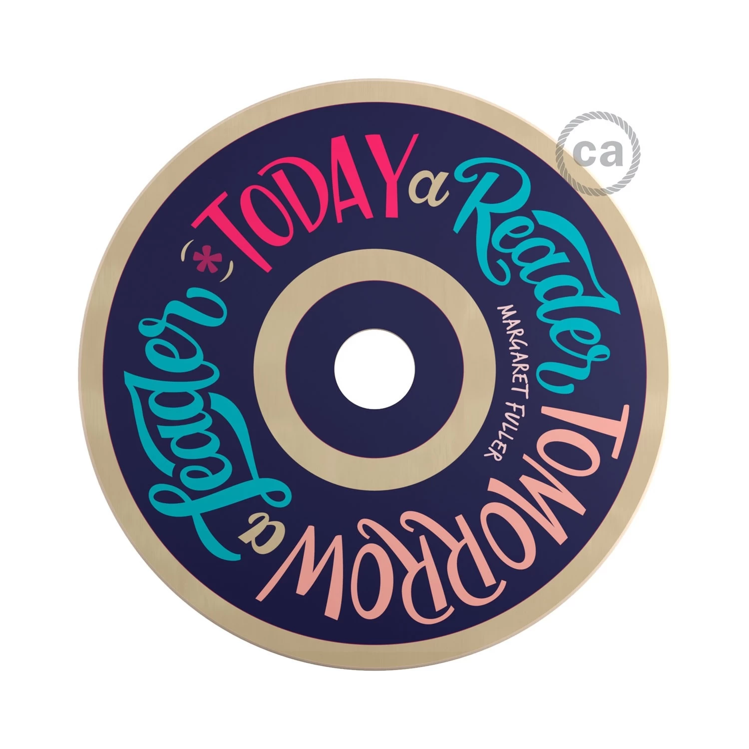 UFO Wooden Lampshade Illustrated By Pemberley Pond With Literary Quotes, 33 Cm Diameter 5 UFO Wooden Lampshade Illustrated By Pemberley Pond With Literary Quotes, 33 Cm Diameter - Image 3