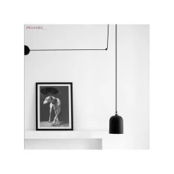 Universal Wall Fairlead For Fabric Cable, Black -Home-Lamps universal wall fairlead for fabric cable black 16