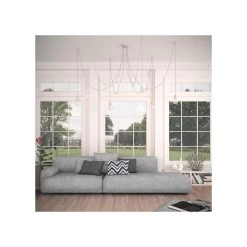 White Ceramic Spider, Multiple Suspension With 6-7 Pendant, RM01 White Cable 17 White Ceramic Spider, Multiple Suspension With 6-7 Pendant, RM01 White Cable -Home-Lamps white ceramic spider multiple suspension with 6 7 pendant rm01 white cable 7