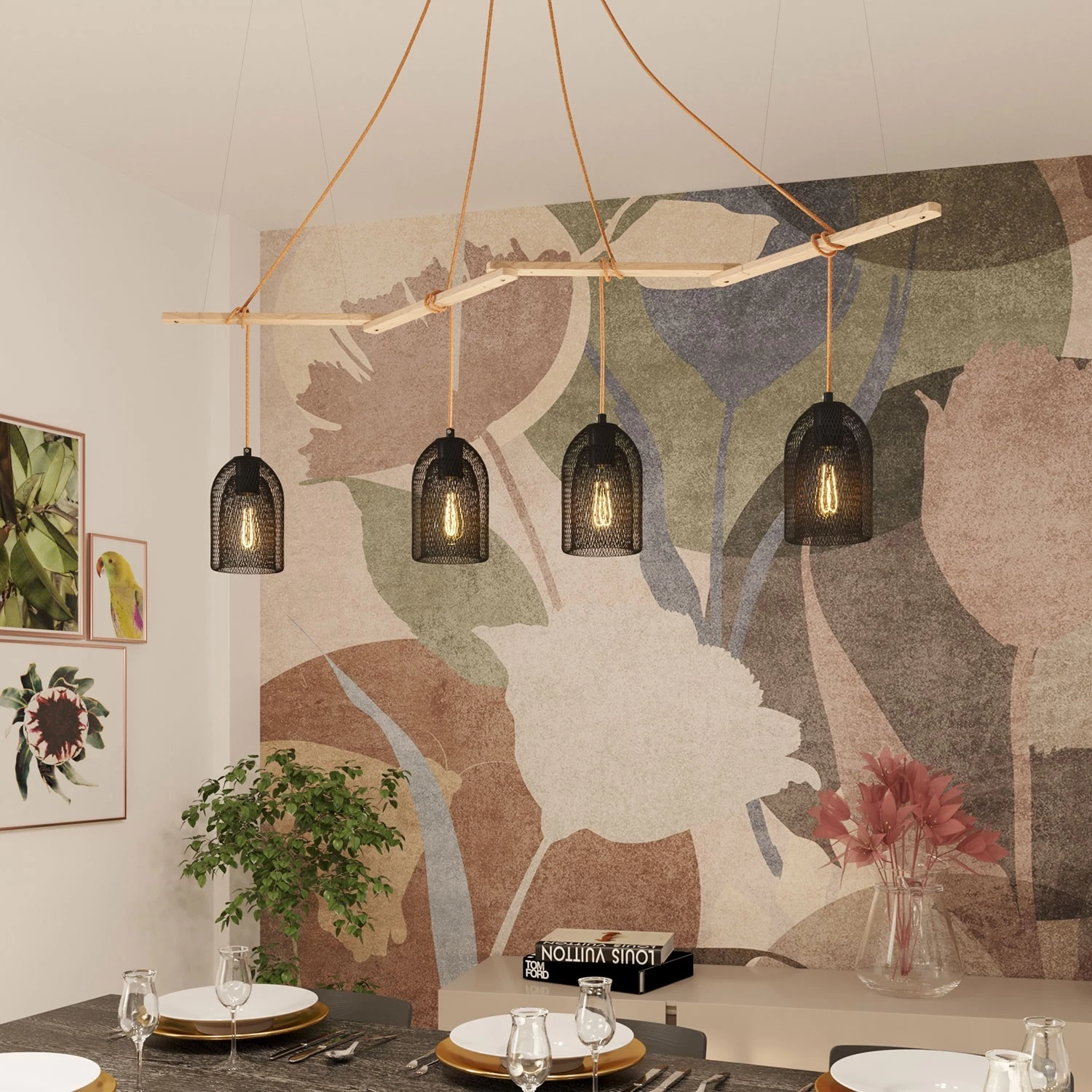 Zigh-Zagh, Adjustable Wooden Ceiling Support For Pendant Lamps 8 Zigh-Zagh, Adjustable Wooden Ceiling Support For Pendant Lamps - Image 6